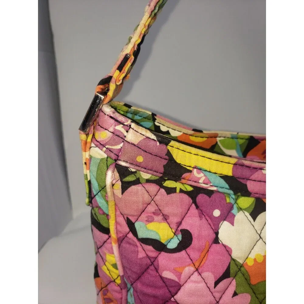 Vera Bradley Cassidy Va Va Bloom Purse Quilted Floral Handbag Retired Pattern